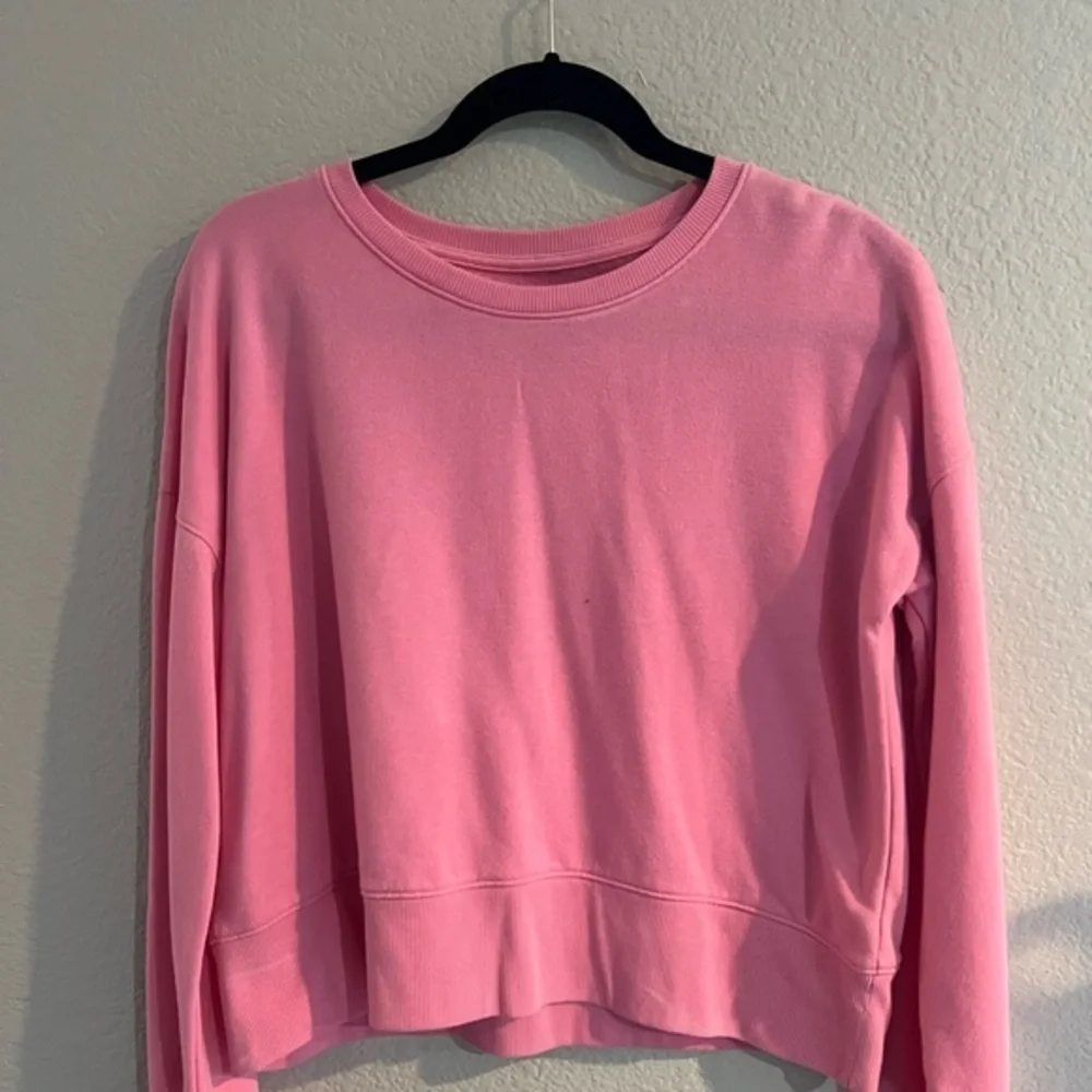 NWOT, Thereabouts Crop French Terry sweatshirt, pink, long sleeve.  XL P